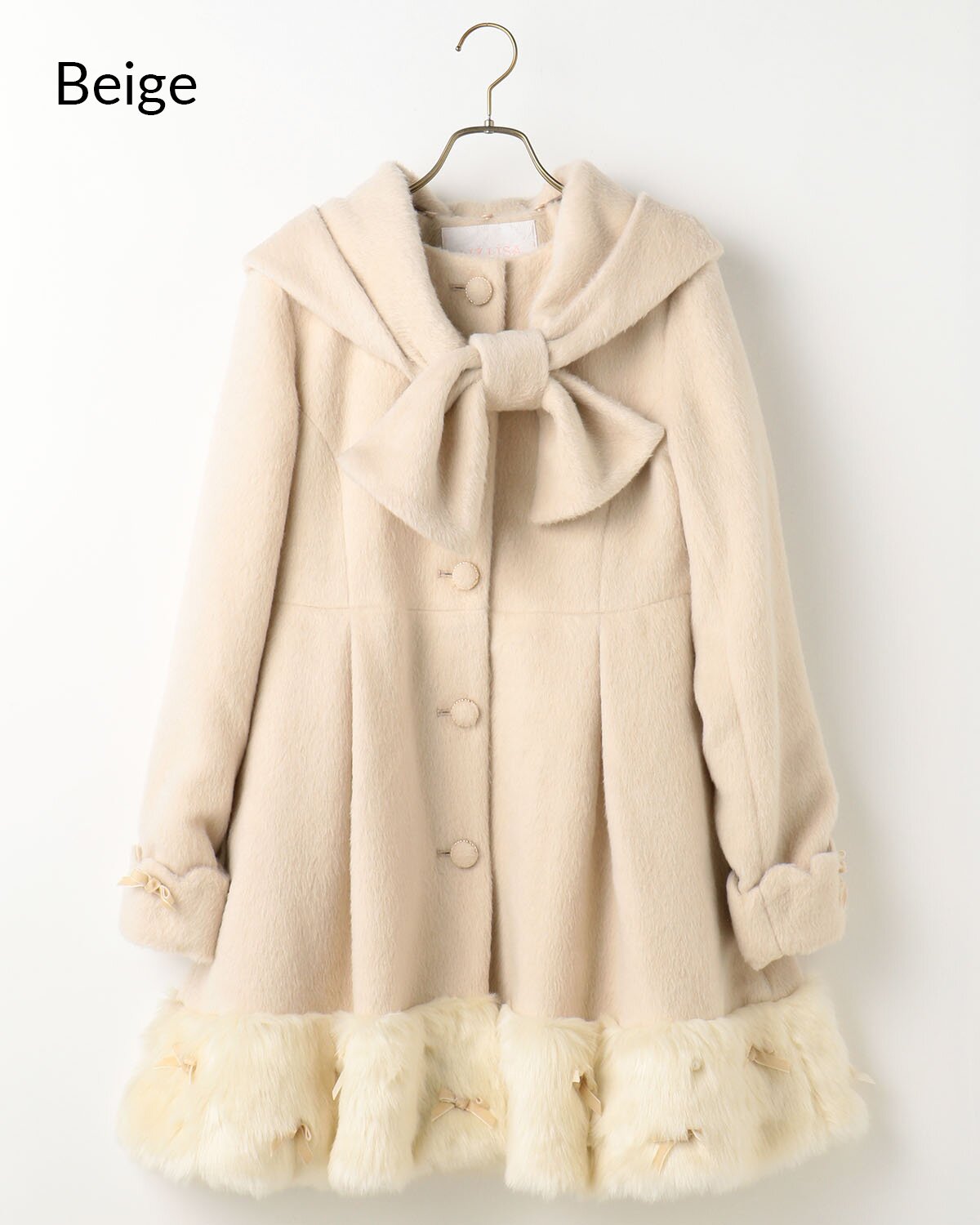 LIZ LISA Fur Ribbon Coat - Tokyo Otaku Mode (TOM)