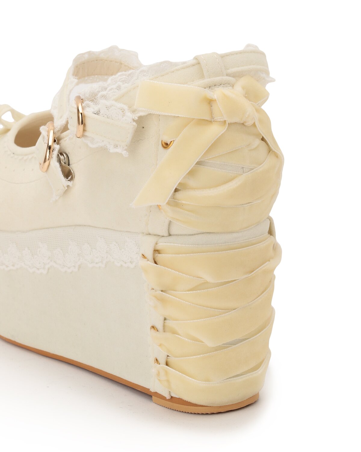 LIZ LISA Velour Lace-Up Platform Shoes - Tokyo Otaku Mode (TOM)