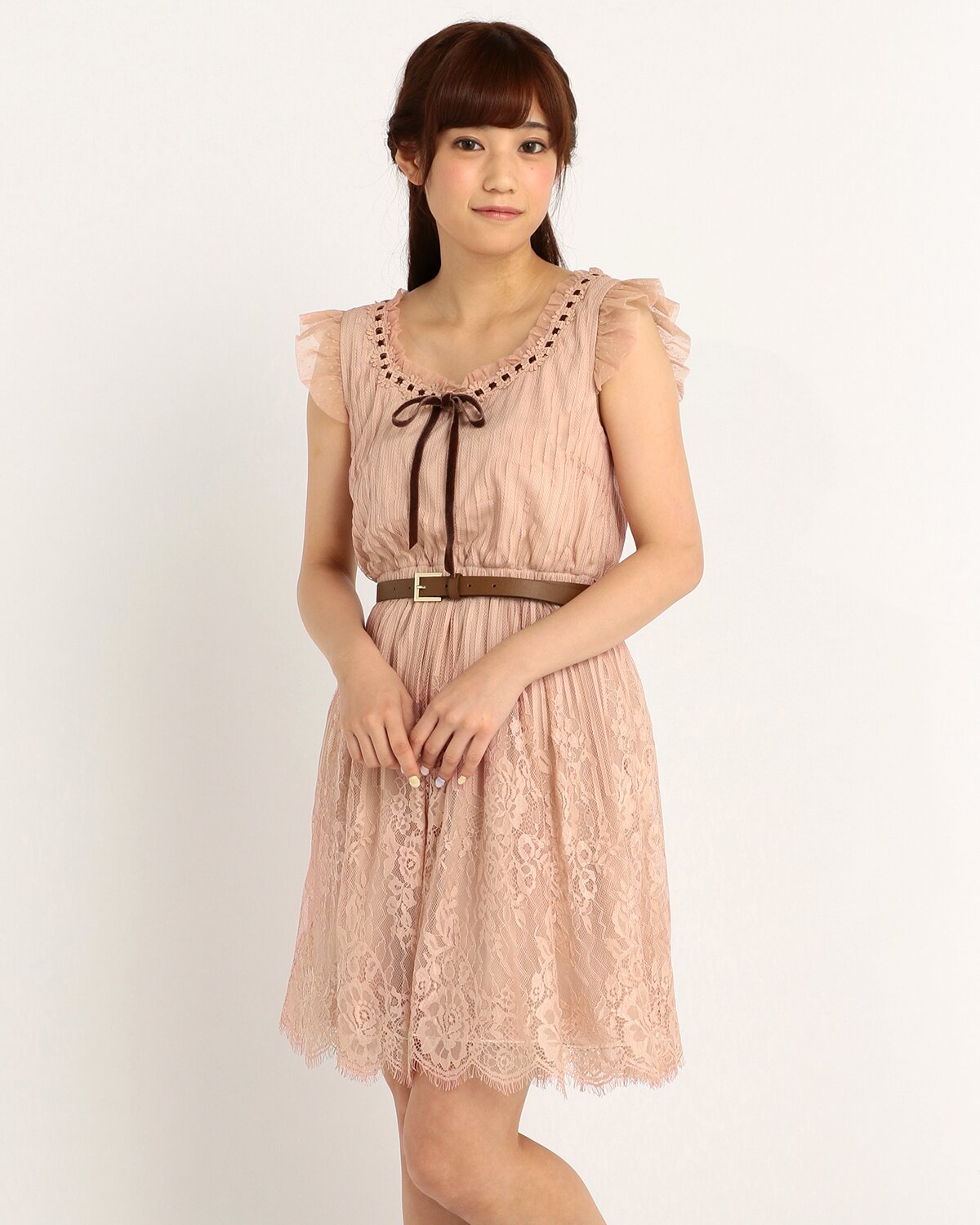 LIZ LISA Belted Lace Dress - Tokyo Otaku Mode (TOM)