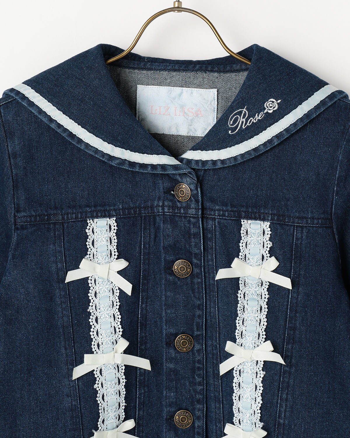 LIZ LISA Laced Tulle Jean Jacket: LIZ LISA - Tokyo Otaku Mode (TOM)