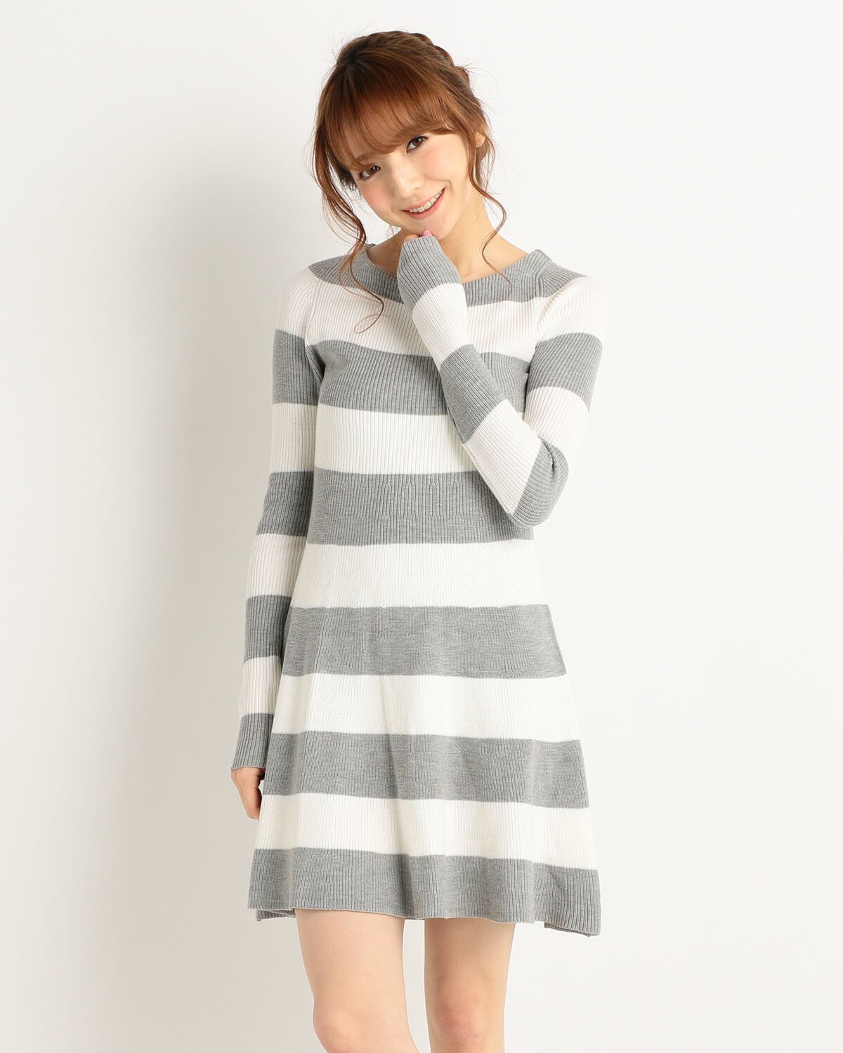 Thick striped cheap dress