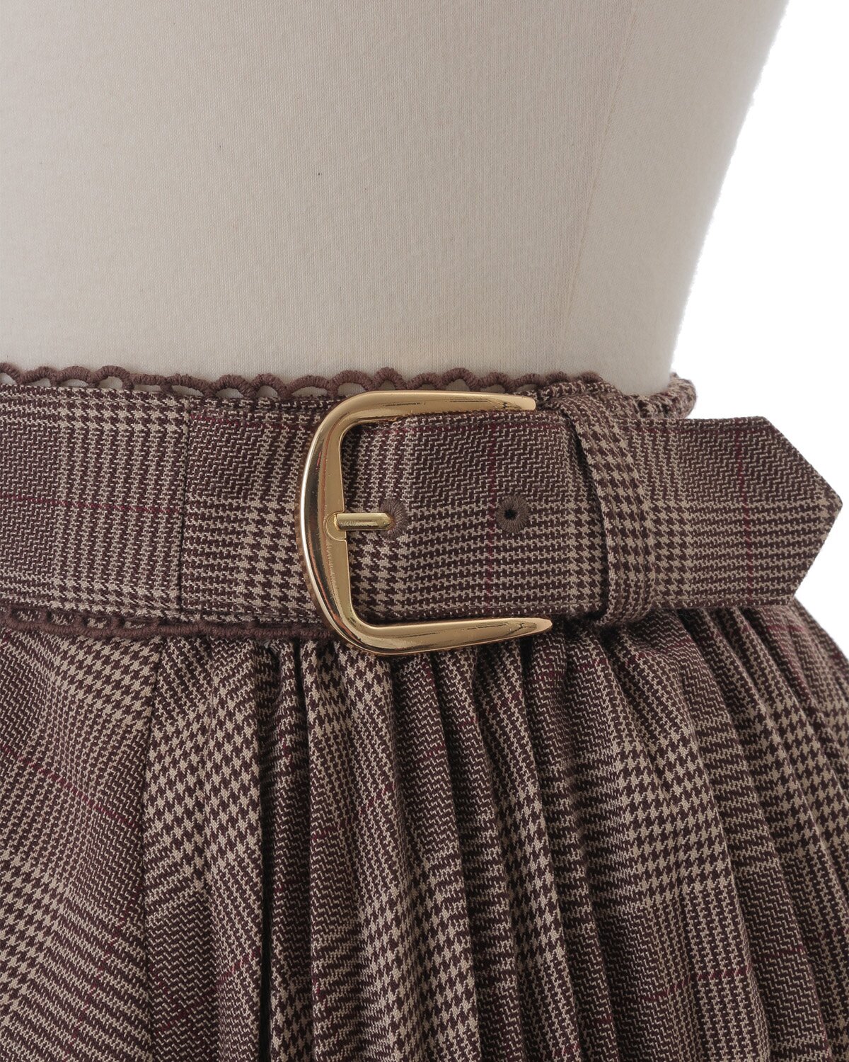 LIZ LISA Pleated Checkered Sukapan Skirt - Tokyo Otaku Mode
