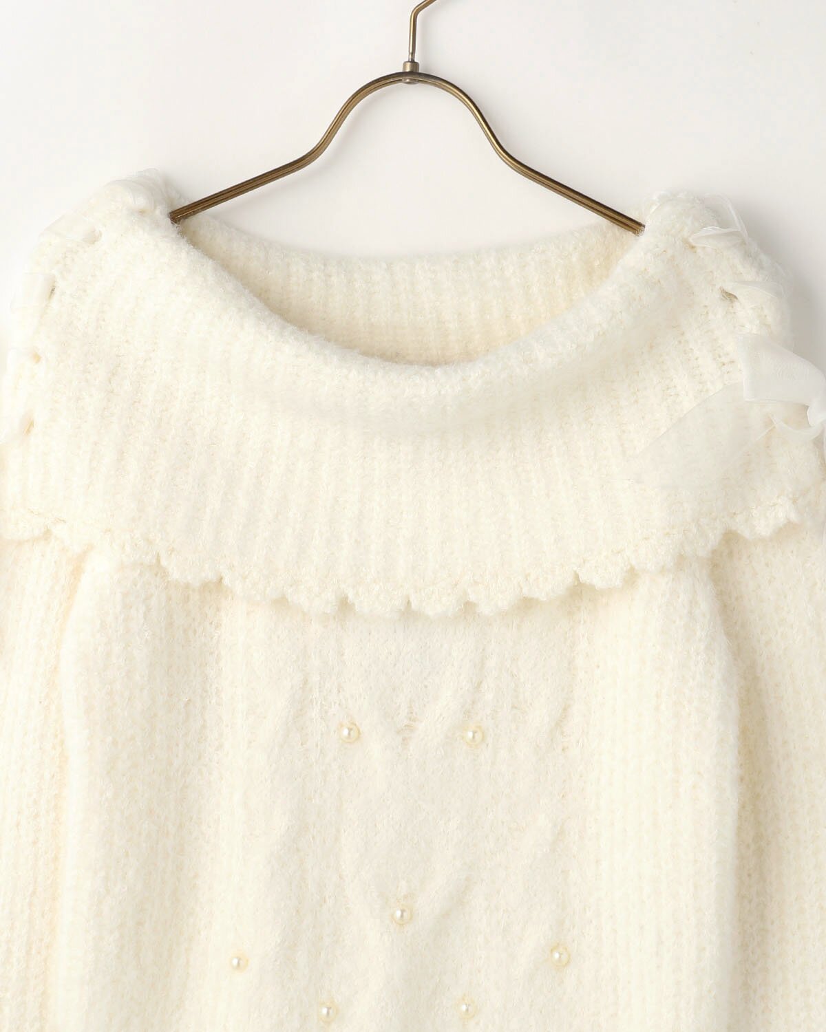 LIZ LISA Off-Shoulder Ribbon Knit Top - Tokyo Otaku Mode (TOM)