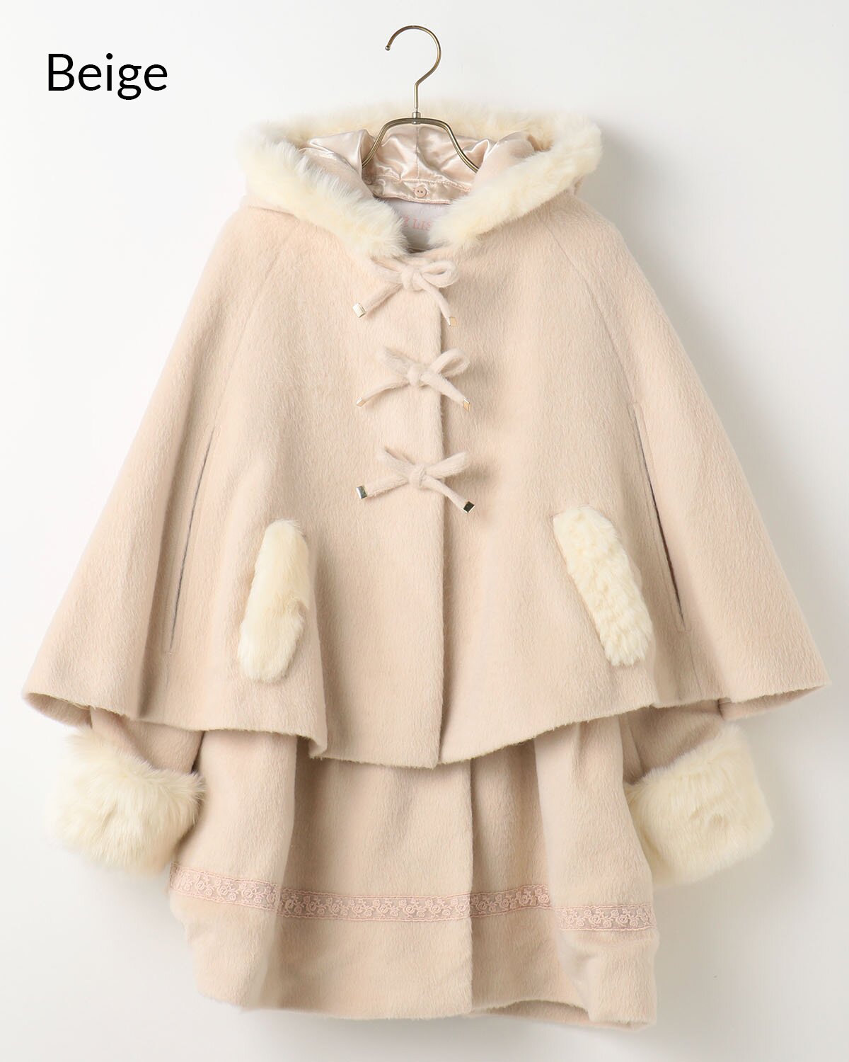 Buy Louis Vuitton 14AW Wool Hooded Poncho Coat Cape Light Beige Ladies 34  Light Beige from Japan - Buy authentic Plus exclusive items from Japan