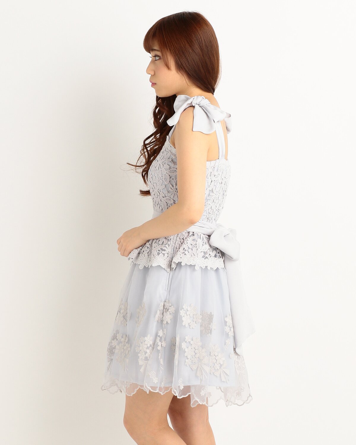 LIZ LISA Lace & Organdy Party Dress