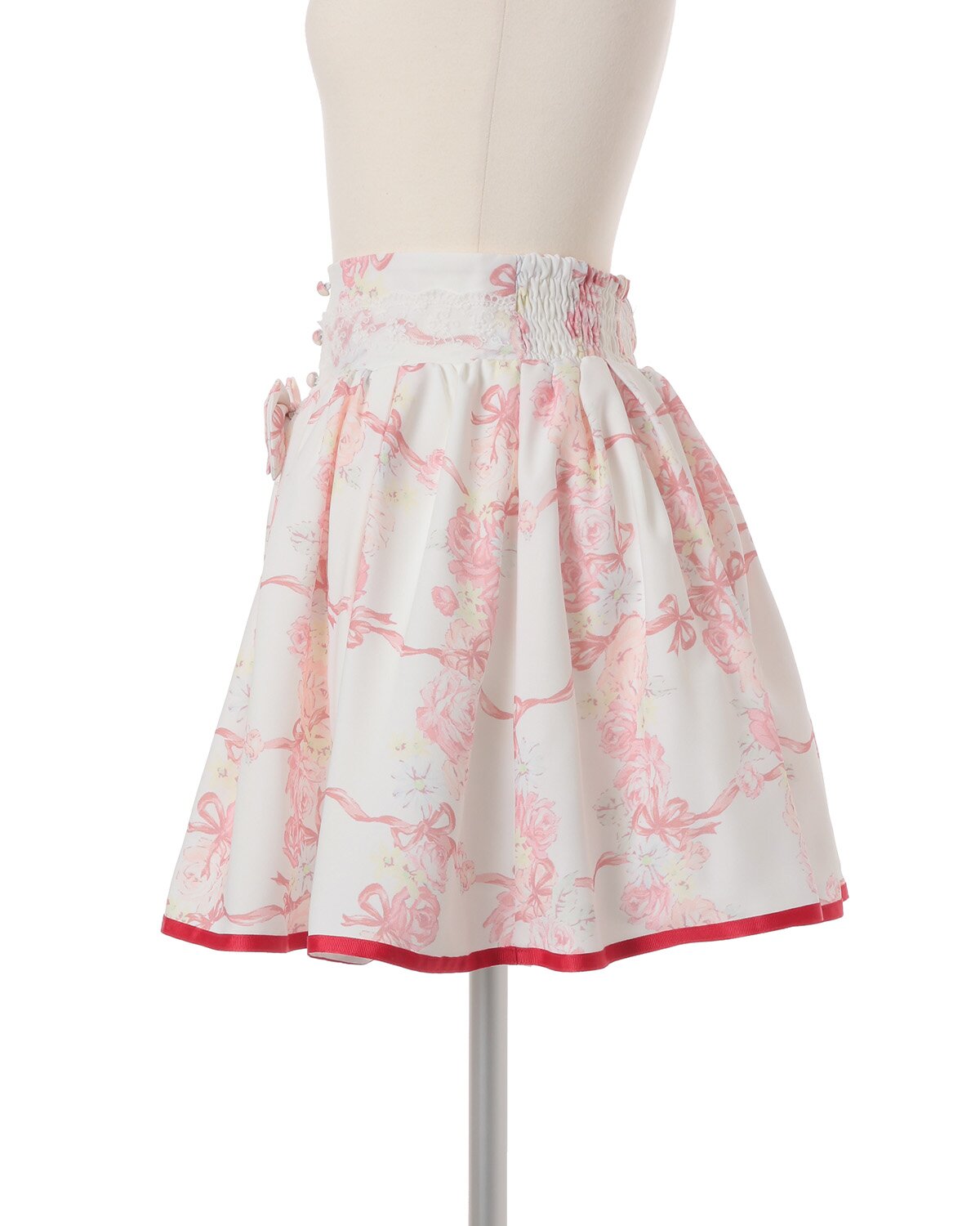スカート Liz ribbon mini skirt ANDMARY】Liz ribbon mini skirt