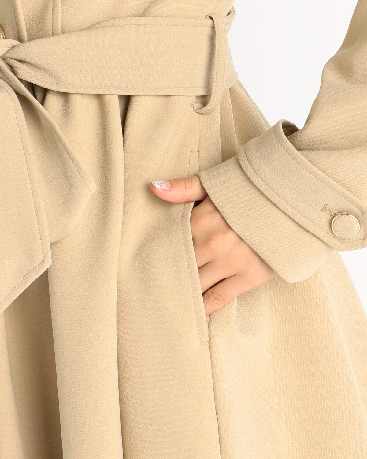 LIZ LISA Lace Detail Trench Coat - Tokyo Otaku Mode (TOM) LIZ LISA Lace Detail Trench Coat - Tokyo Otaku Mode (TOM)