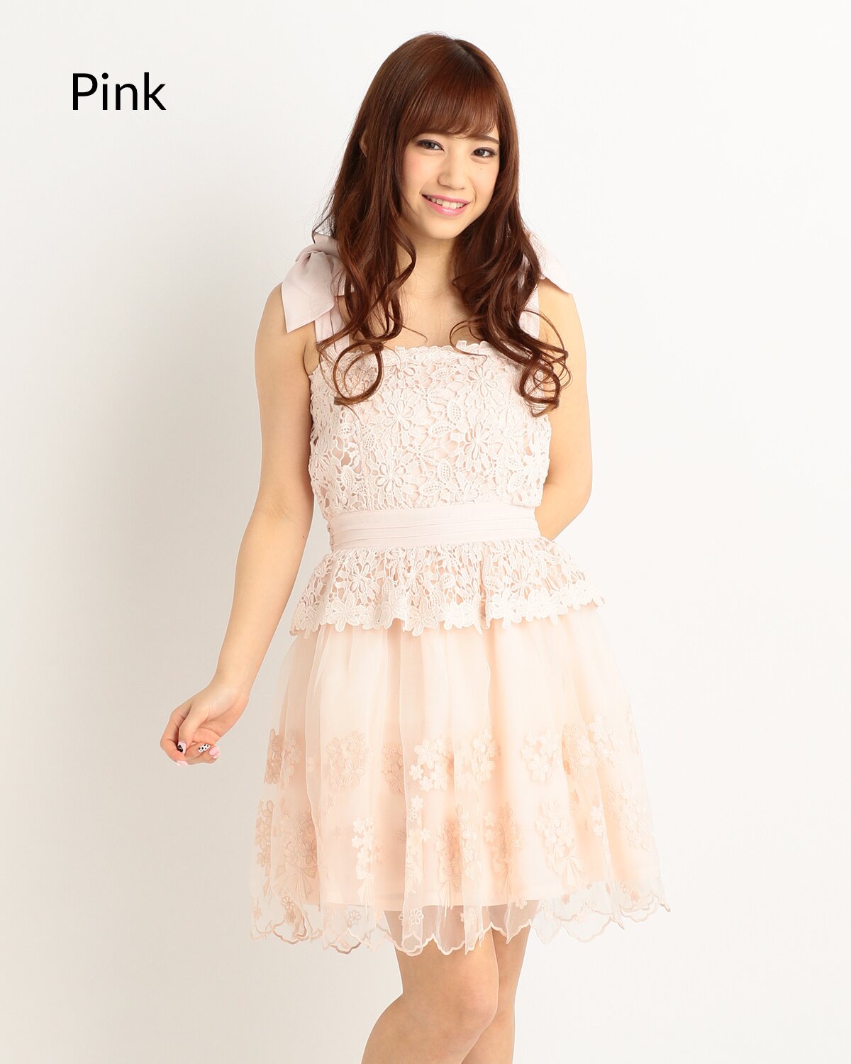 LIZ LISA Lace & Organdy Party Dress