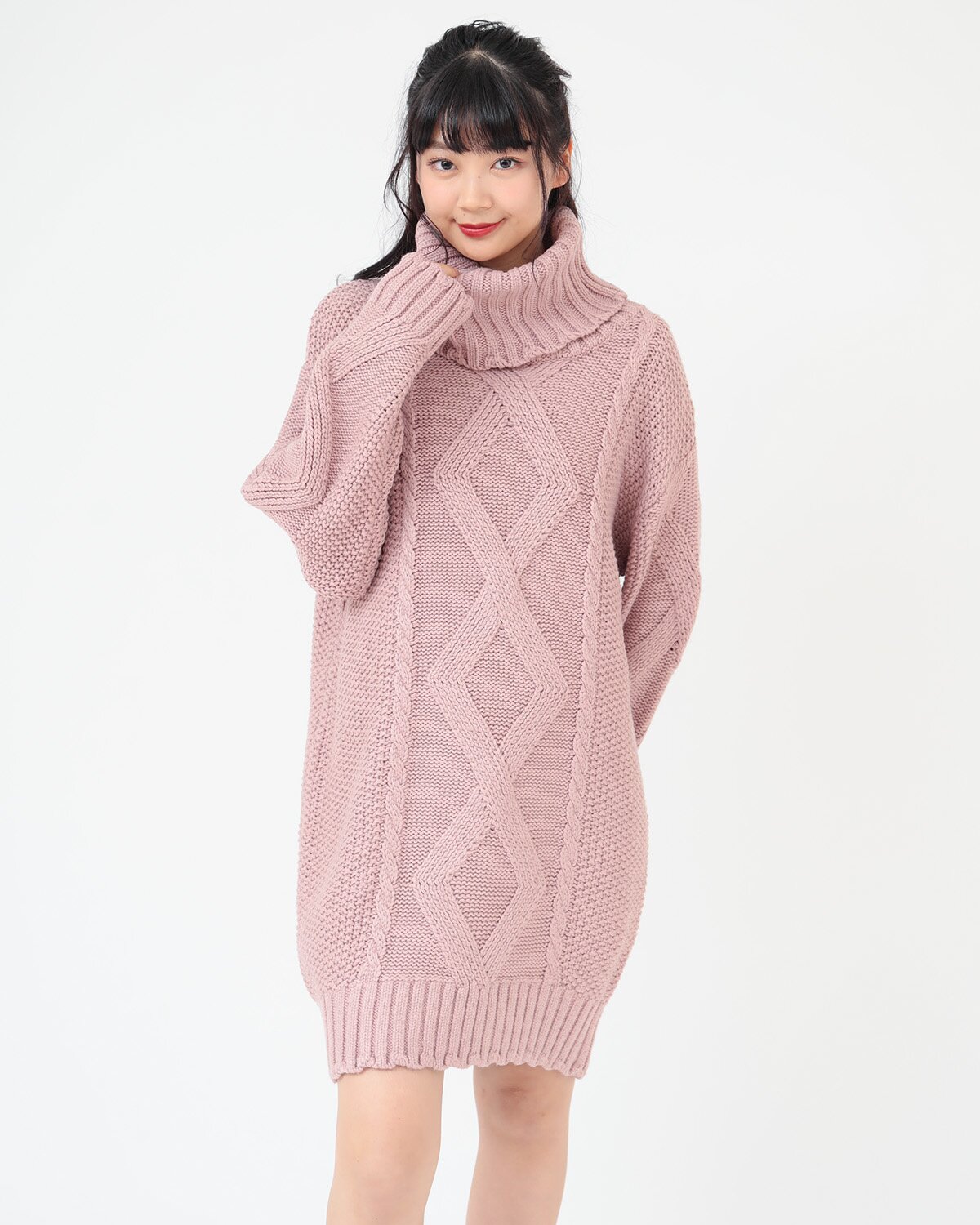 LIZ LISA Knit Turtleneck Dress