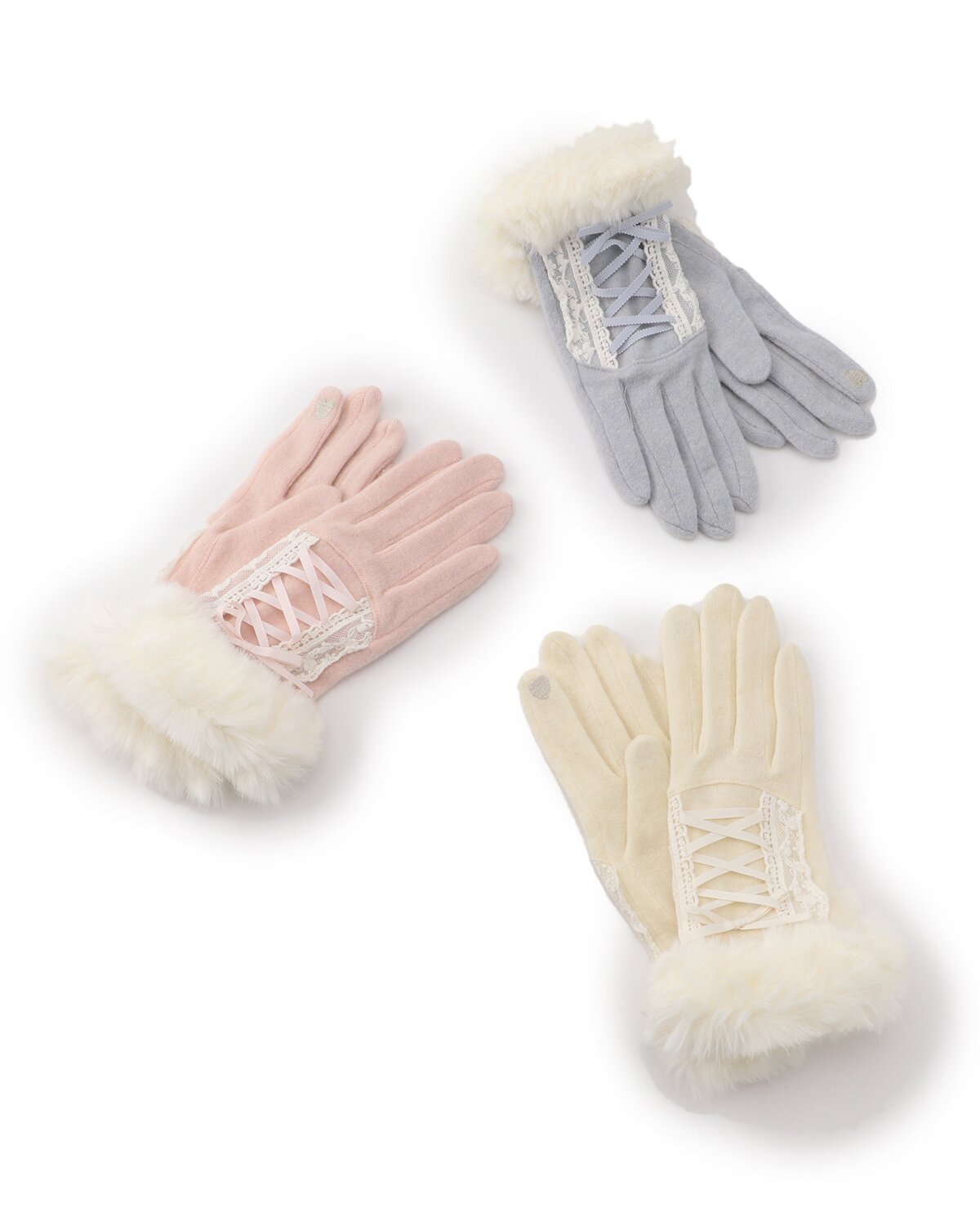 LIZ LISA Lace-Up Winter Gloves: LIZ LISA - Tokyo Otaku Mode (TOM)