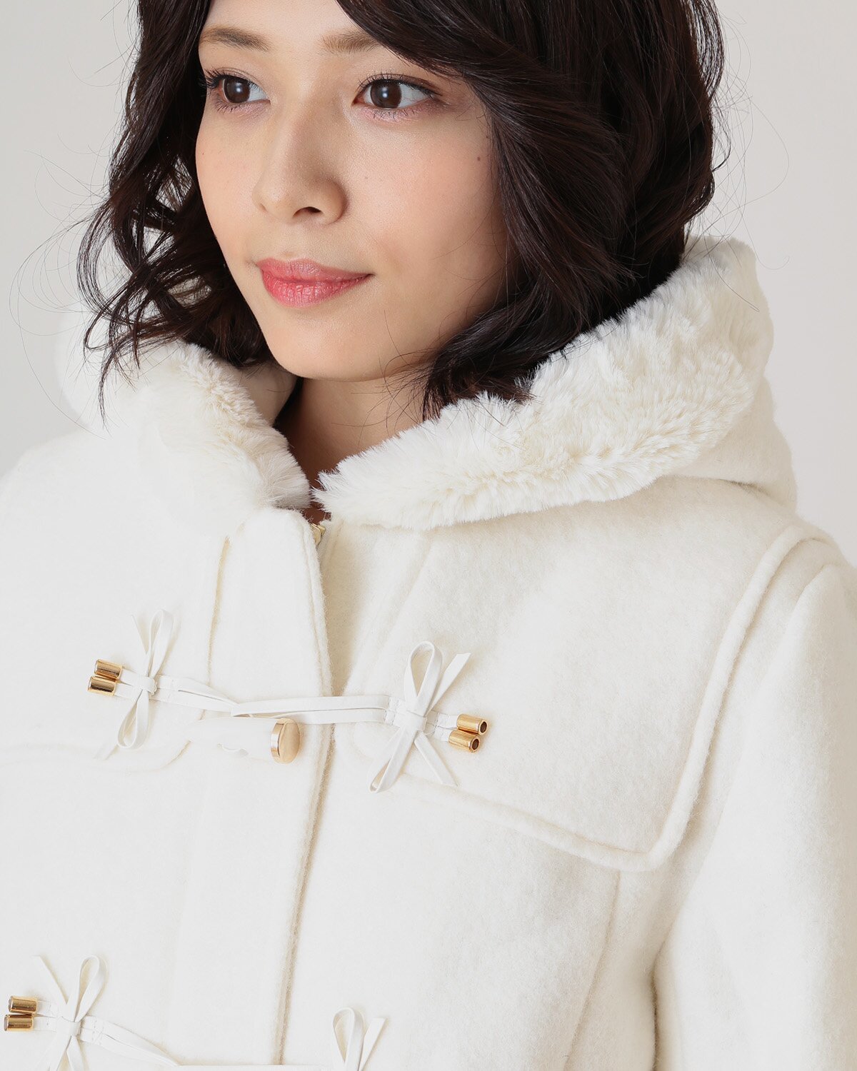 LIZ LISA Ribbon Short Duffle Coat