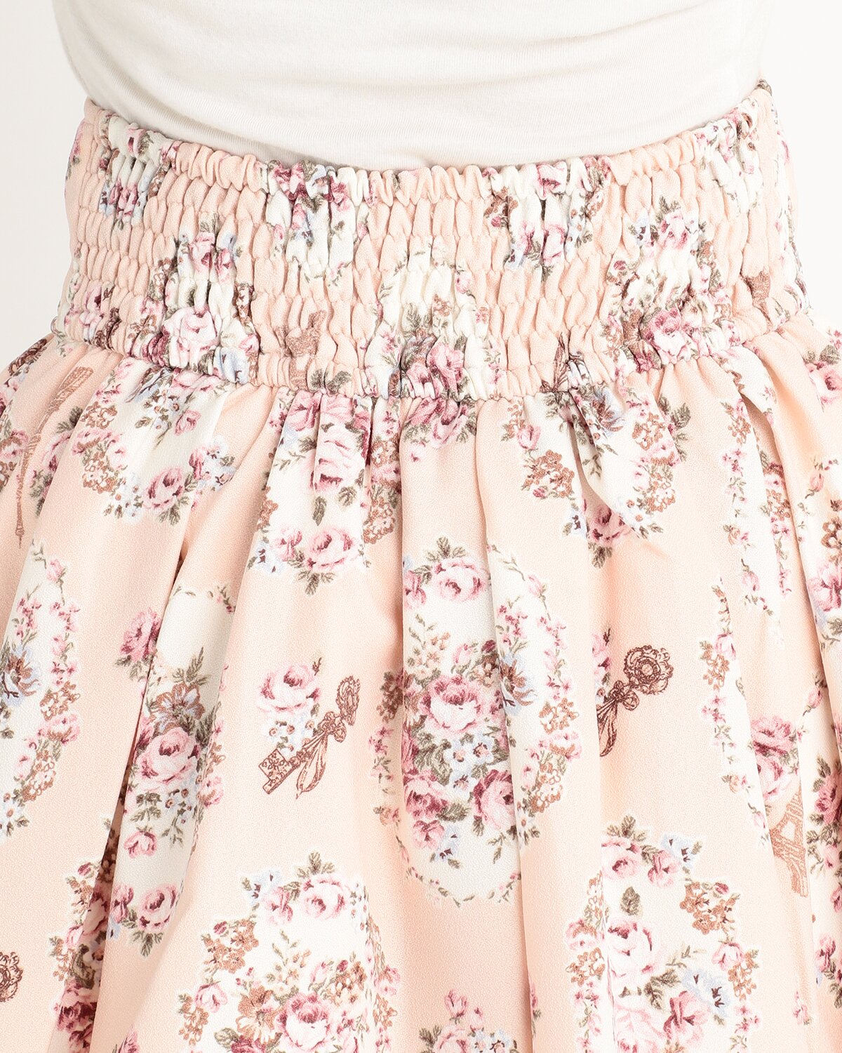 LIZ LISA 16th Anniversary Antique Rose Sukapan Skirt - Tokyo