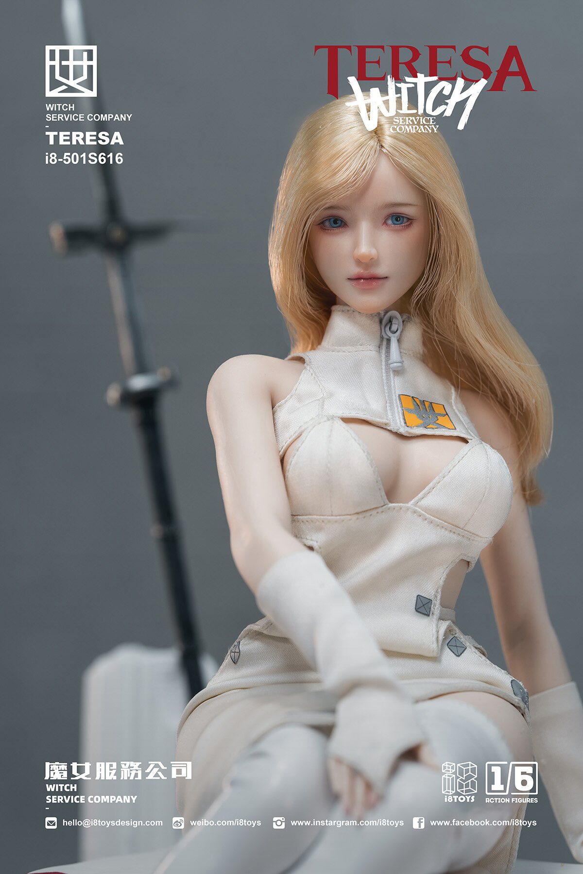 i8-501S616 Witch Service Company Teresa 1/6 Scale Action Figure