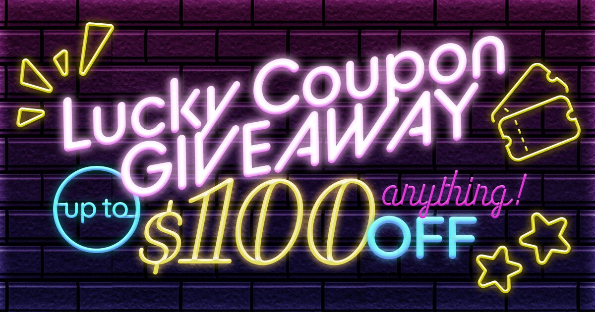 Lucky Coupon Giveaway