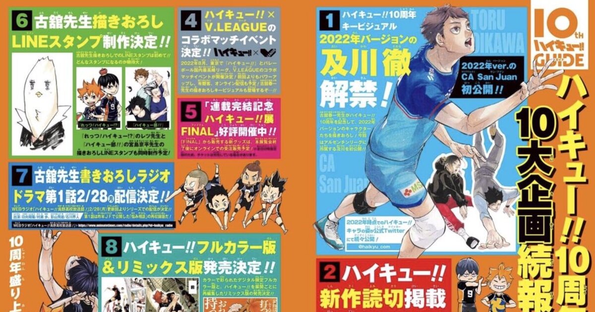 Haikyu!! to Get New One-Shot Manga For 10th Anniversary! | Manga