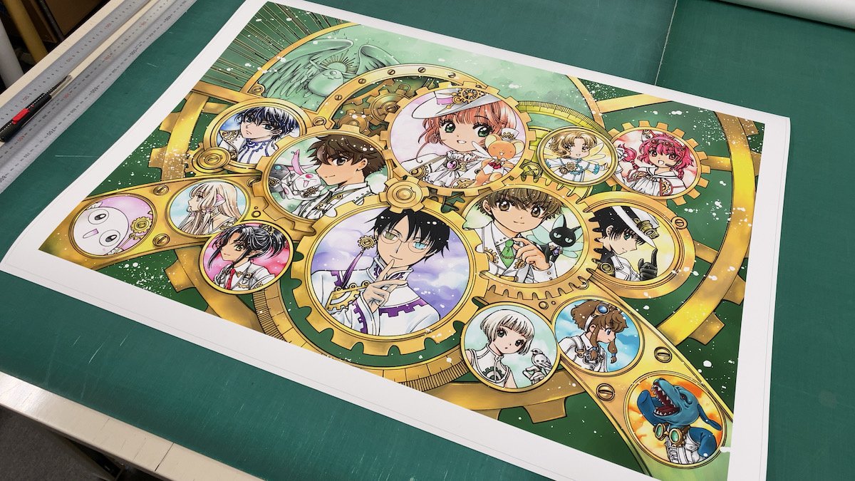 CLAMP 30th Anniversary Main Visual Reproduction Art Print (B4-Size