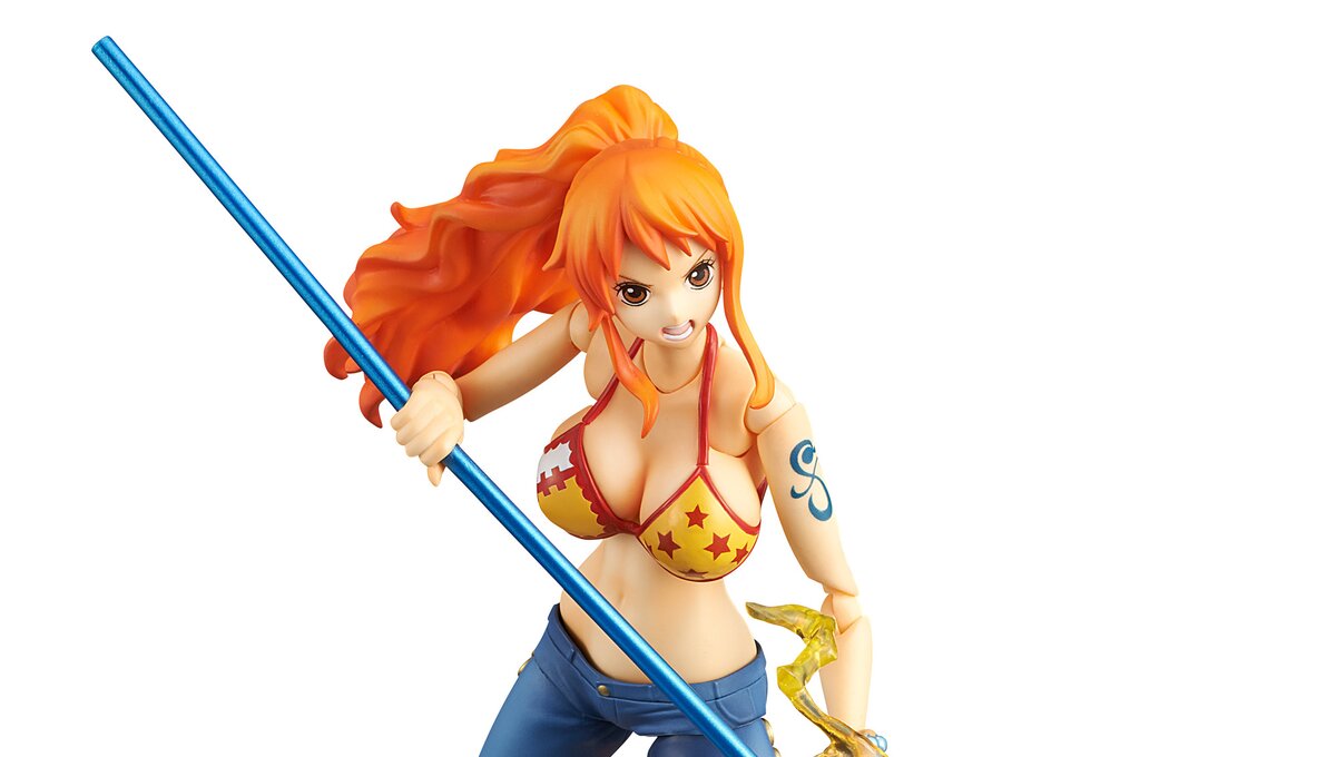 Ahoy There Landlubbers! It's Nami in Her Bikini Top and Denim Outfit -  Watch Out for Those Sanji-esque Punk Hazard Heart Eyes! | Press Release  News | Tokyo Otaku Mode (TOM) Shop: