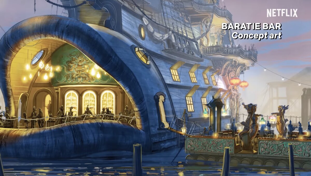 Netflix reveals massive pirate ship sets for live-action One Piece show