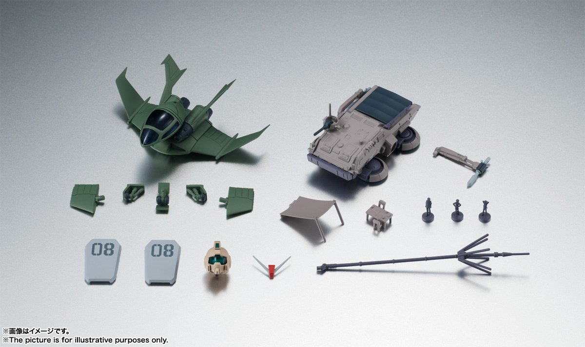 Robot Spirits Mobile Suit Gundam The 08th MS Team Option Parts Set 