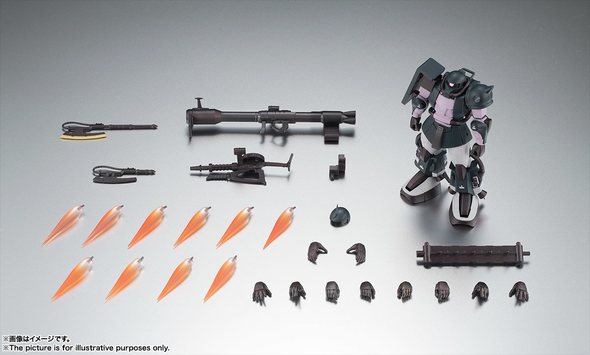 Robot Spirits Mobile Suit Gundam MS-06R-1A ZAKU II High