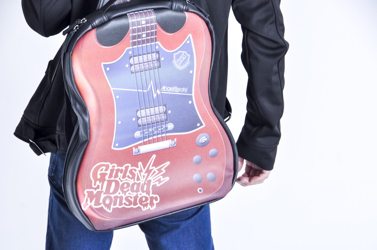 Angel Beats! 1st Beat Guitar Print Messenger Bag (Yui Model