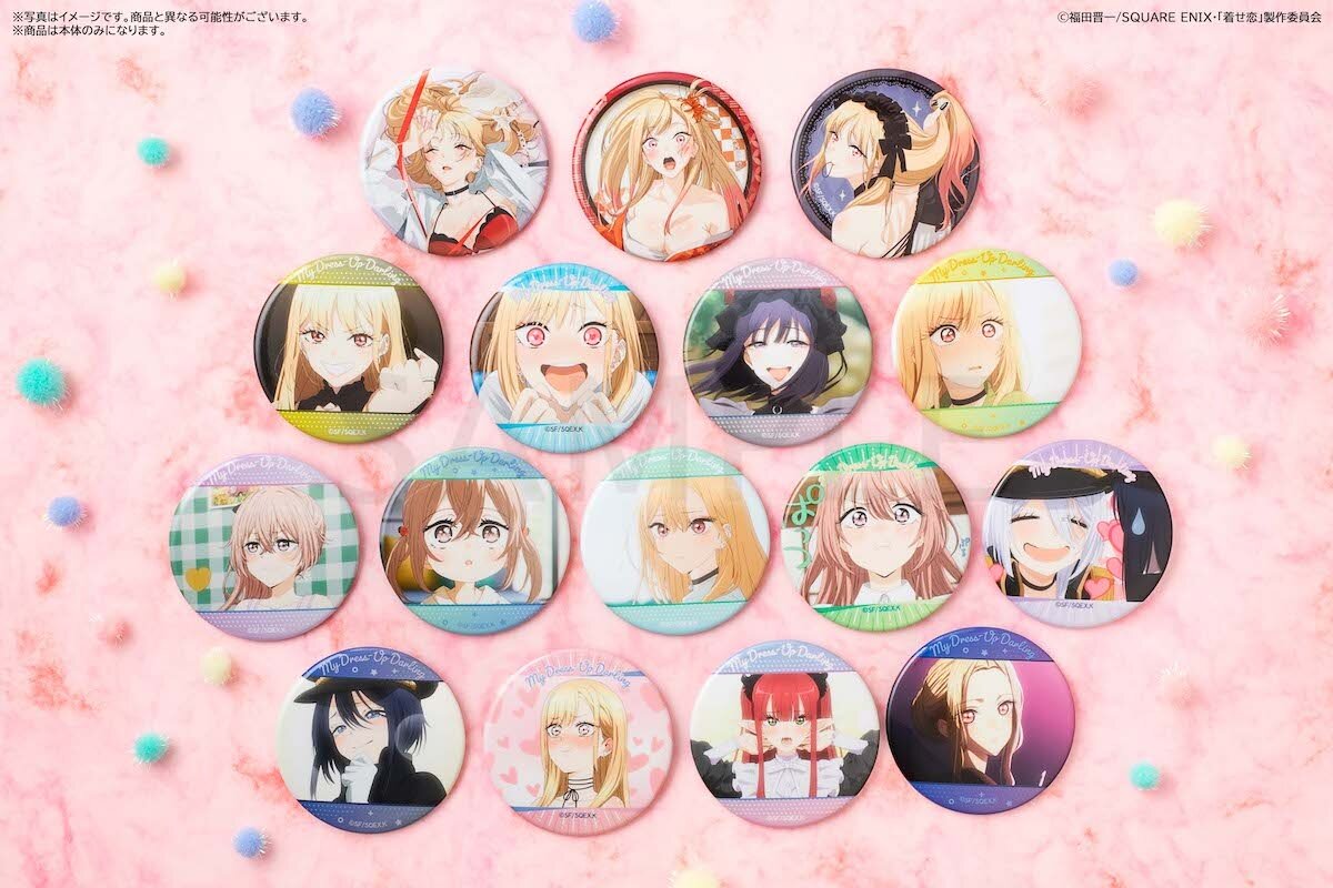 TV Anime My Dress-Up Darling Trading Pin Badge Complete Box Set