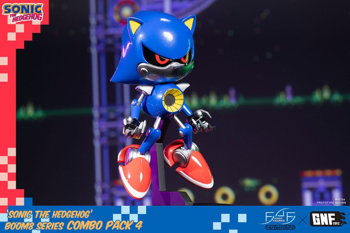 Anime Sonic Series Minifigures Sonic Metal Sonic Nakkrusu Teirusu