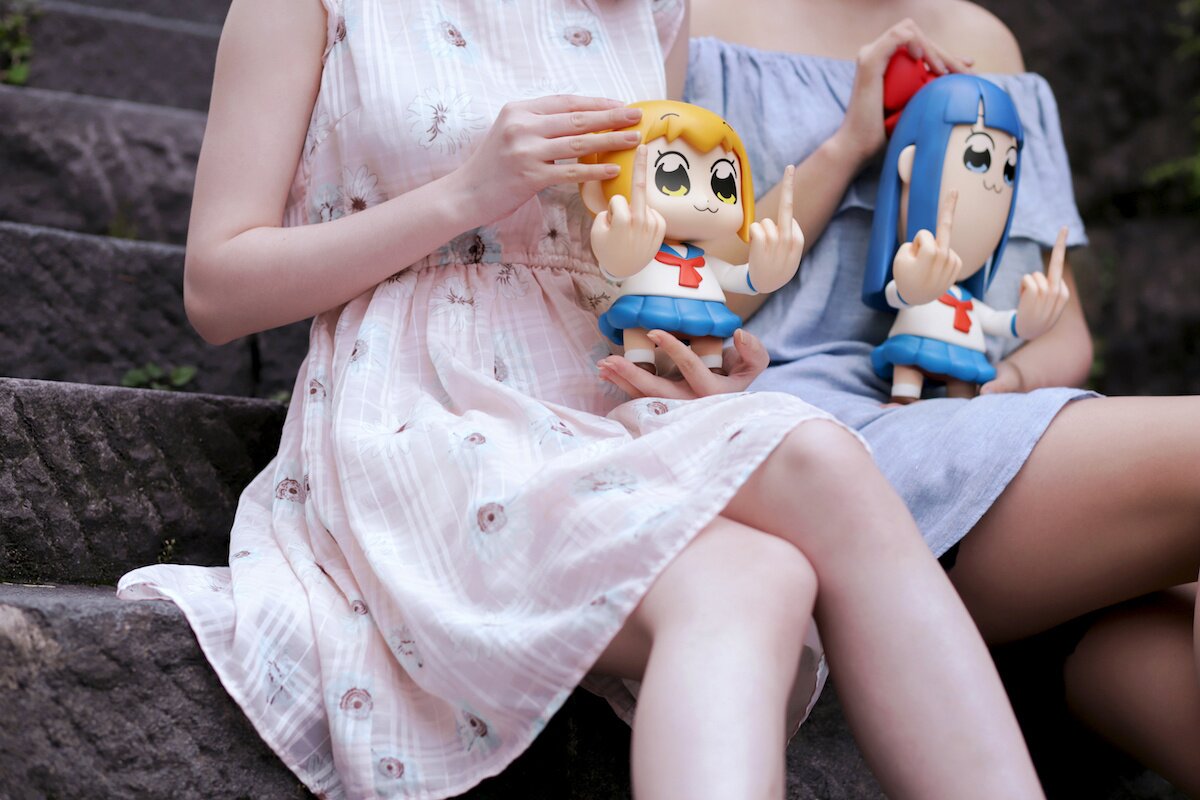 Pop Team Epic Jumbo Soft Vinyl Figures: Hobby Max - Tokyo Otaku