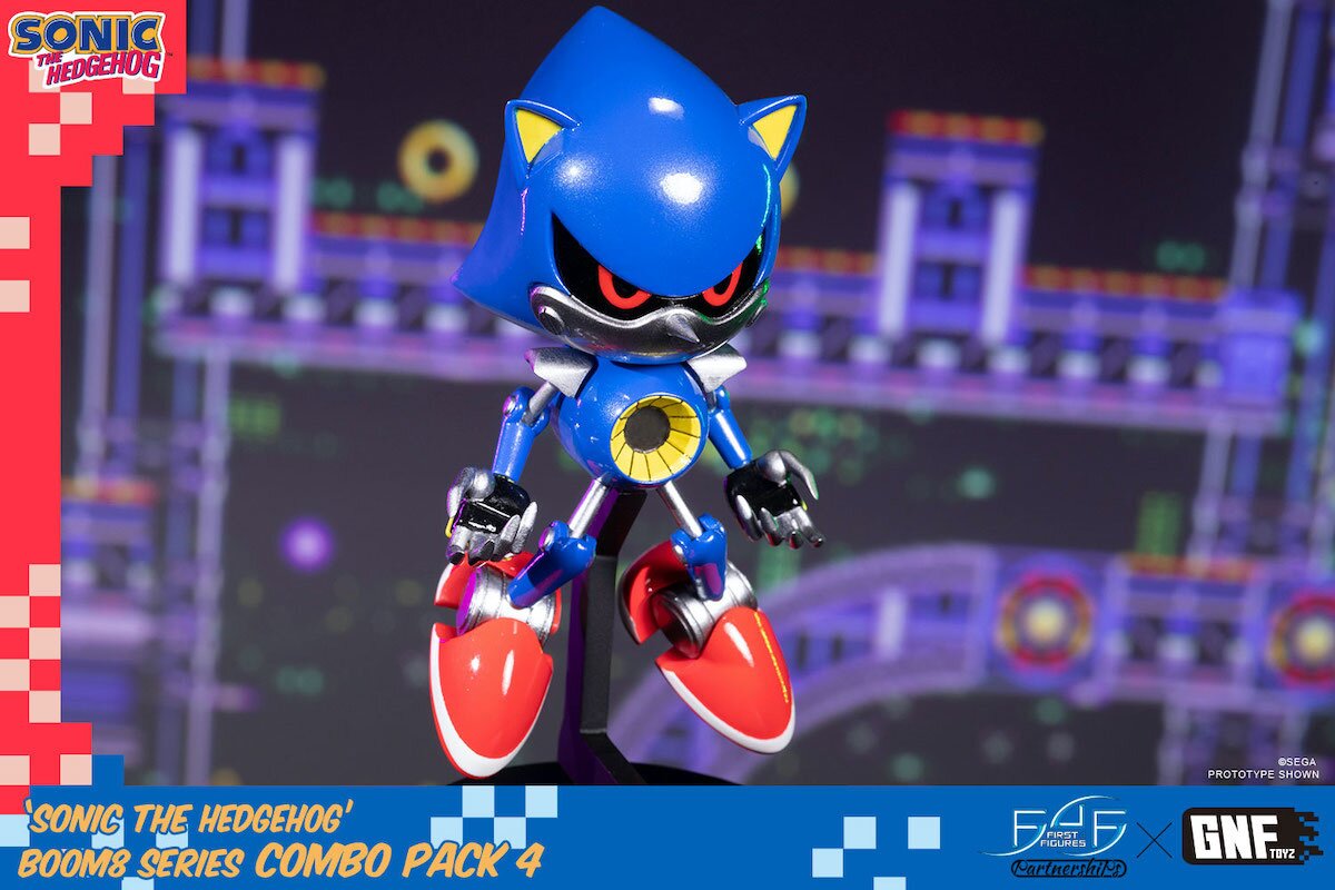 Anime Sonic Series Minifigures Sonic Metal Sonic Nakkrusu Teirusu