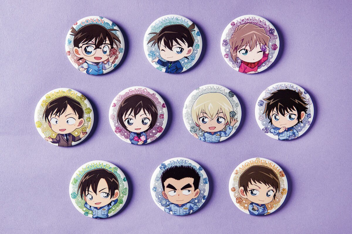 Detective Conan: Kompeito Ver. Sparkling Pin Badge Collection Complete ...