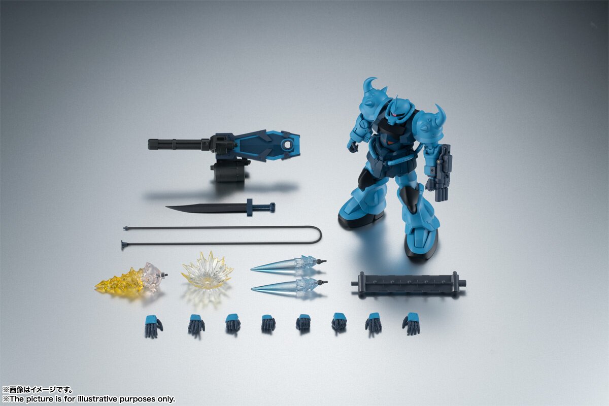 Robot Spirits Mobile Suit Gundam The 08th MS Team MS-07B-3
