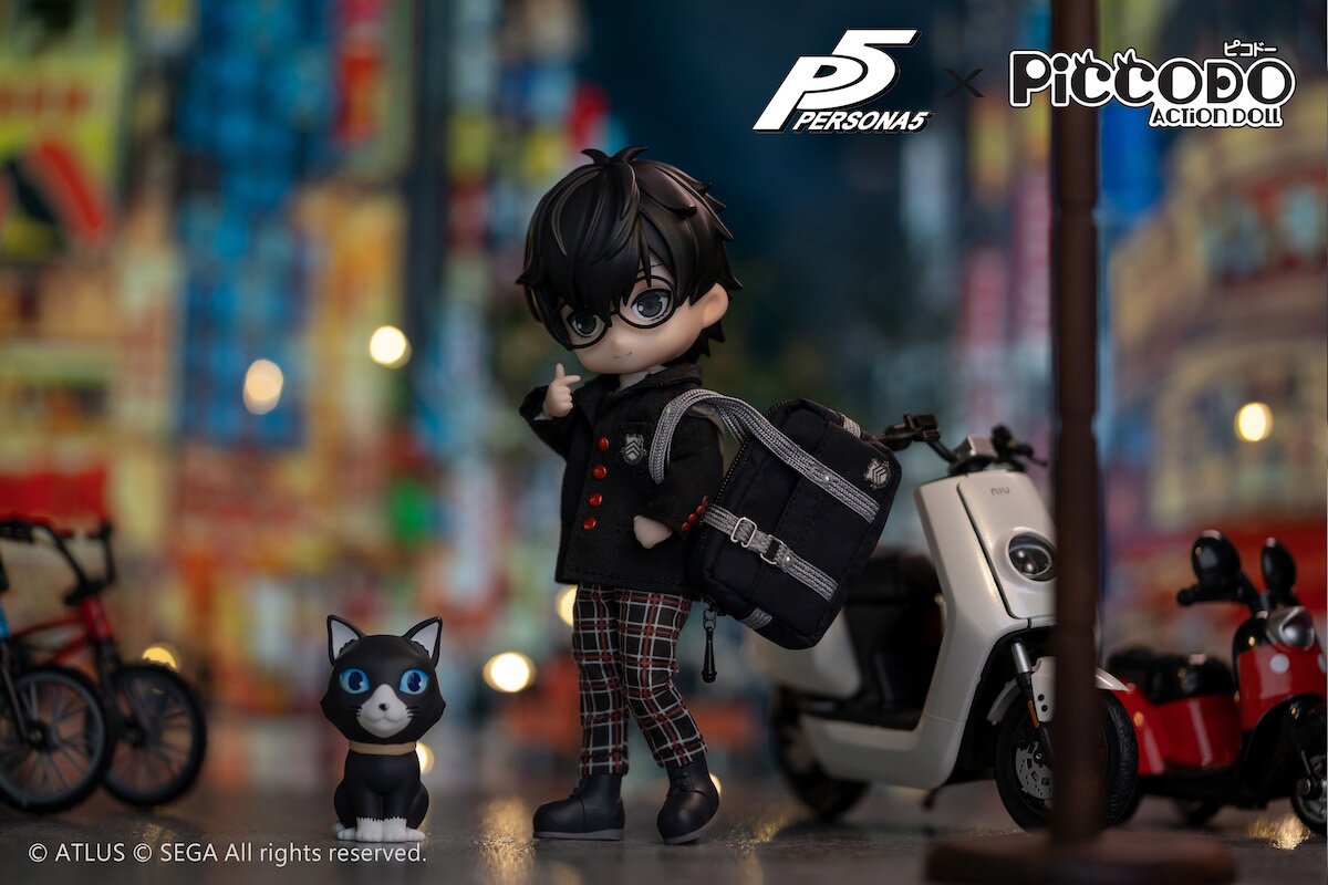 【難あり】ペルソナ5 主人公 piccodo ピコドー PICCODO ペルソナ5 主人公 デフォルメドール-4589565812847