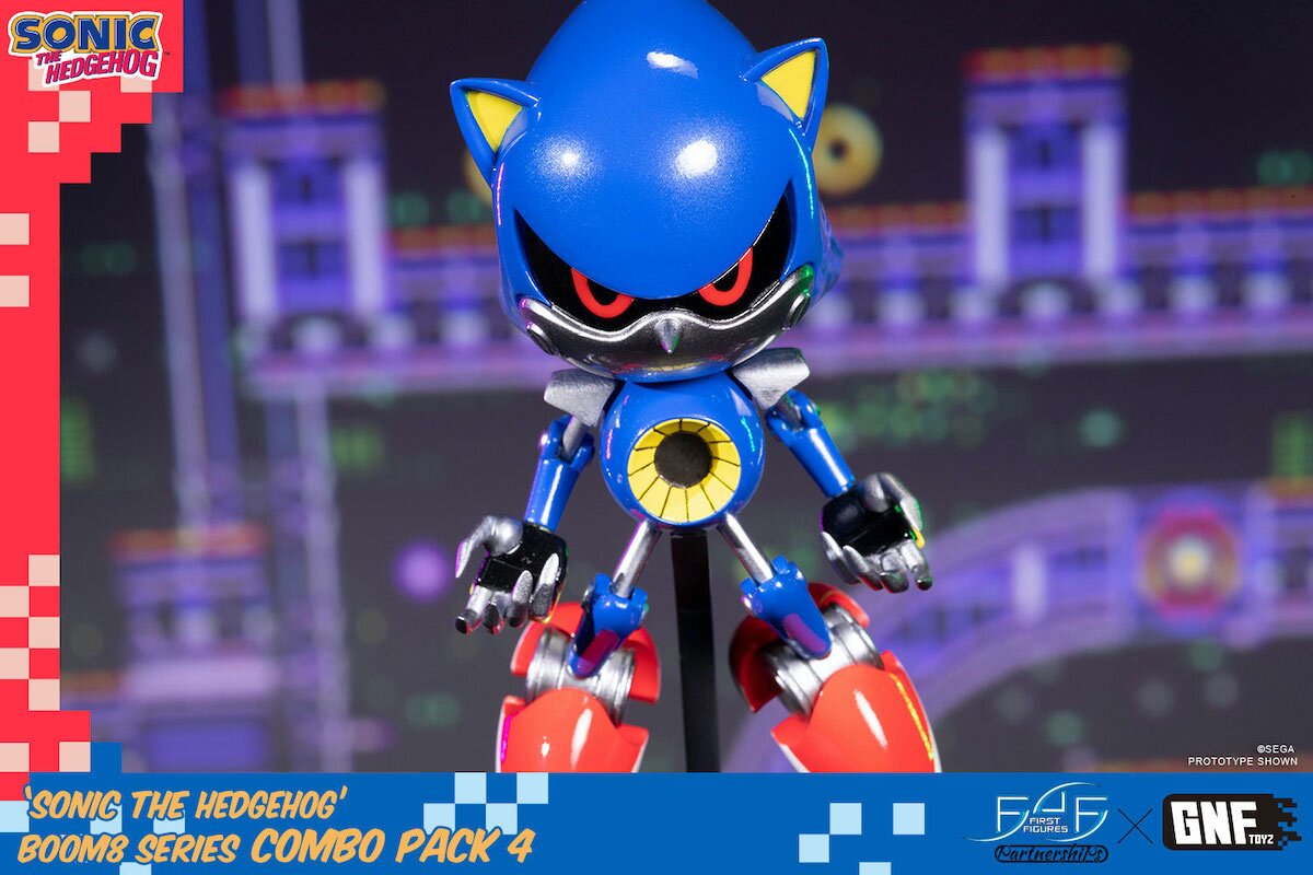 Anime Sonic Series Minifigures Sonic Metal Sonic Nakkrusu Teirusu