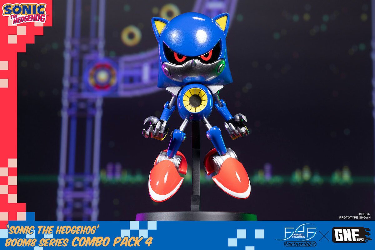 Anime Sonic Series Minifigures Sonic Metal Sonic Nakkrusu Teirusu