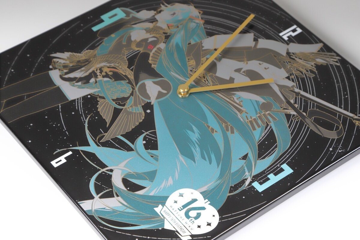 Hatsune Miku - Happy 16th Birthday Maki-e Wall Clock - Tokyo