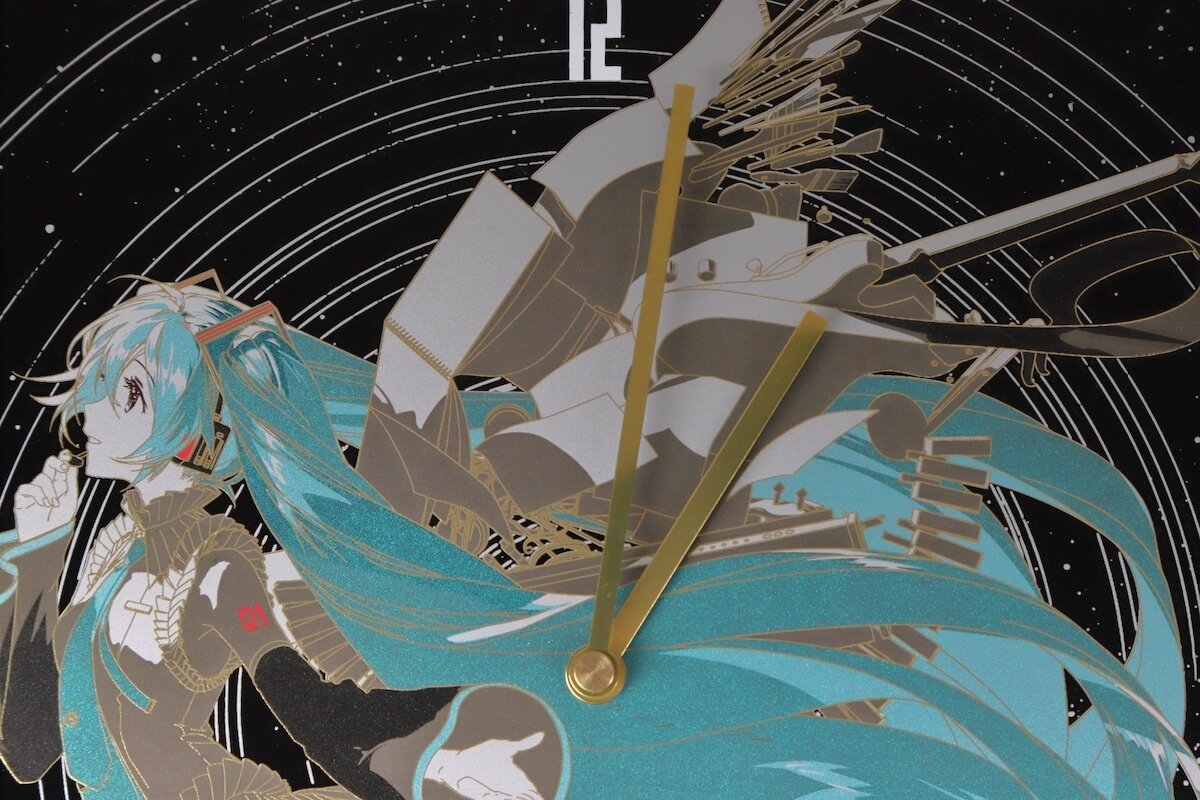 Hatsune Miku - Happy 16th Birthday Maki-e Wall Clock - Tokyo