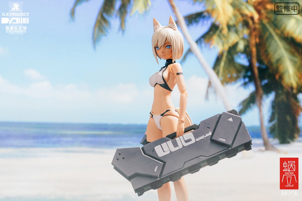G.N.Project] Vol. 1 WOLF-001: Swimsuit Figure Body & Equipment Set
