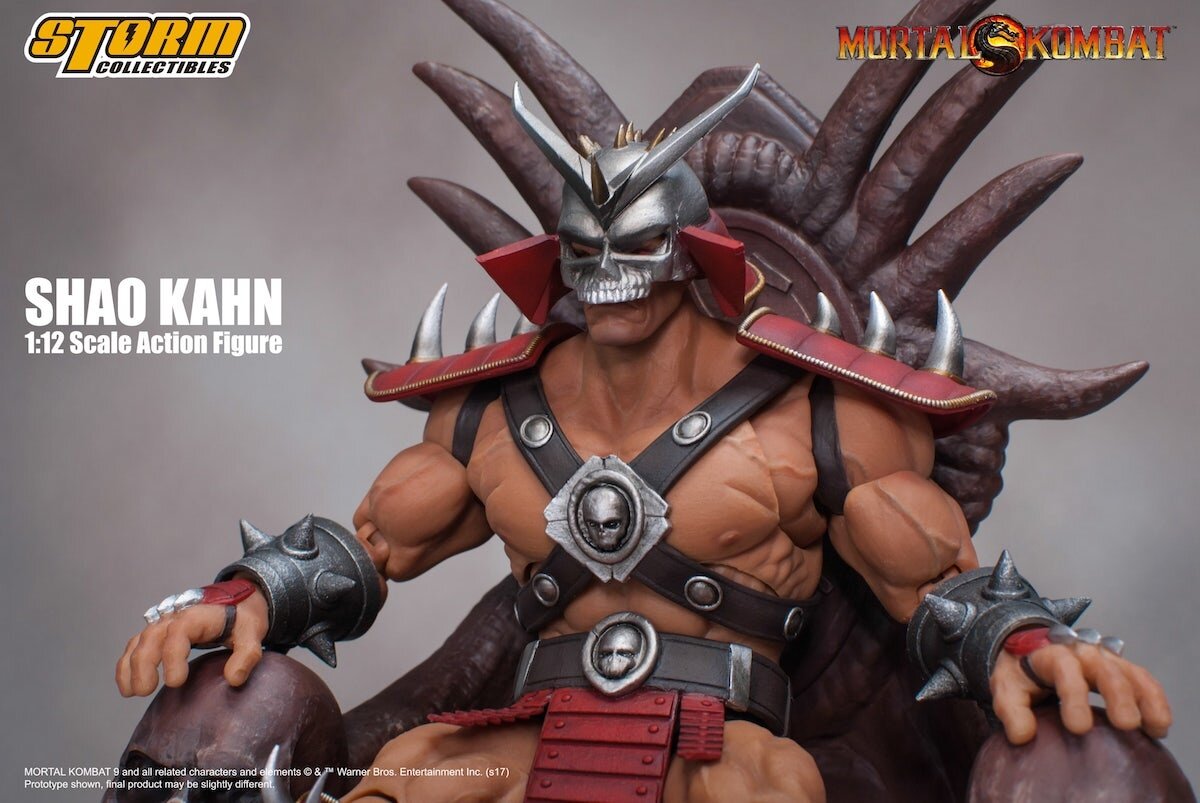 Mortal Kombat Shao Kahn 7 Action Figure Storm Collectibles - ToyWiz