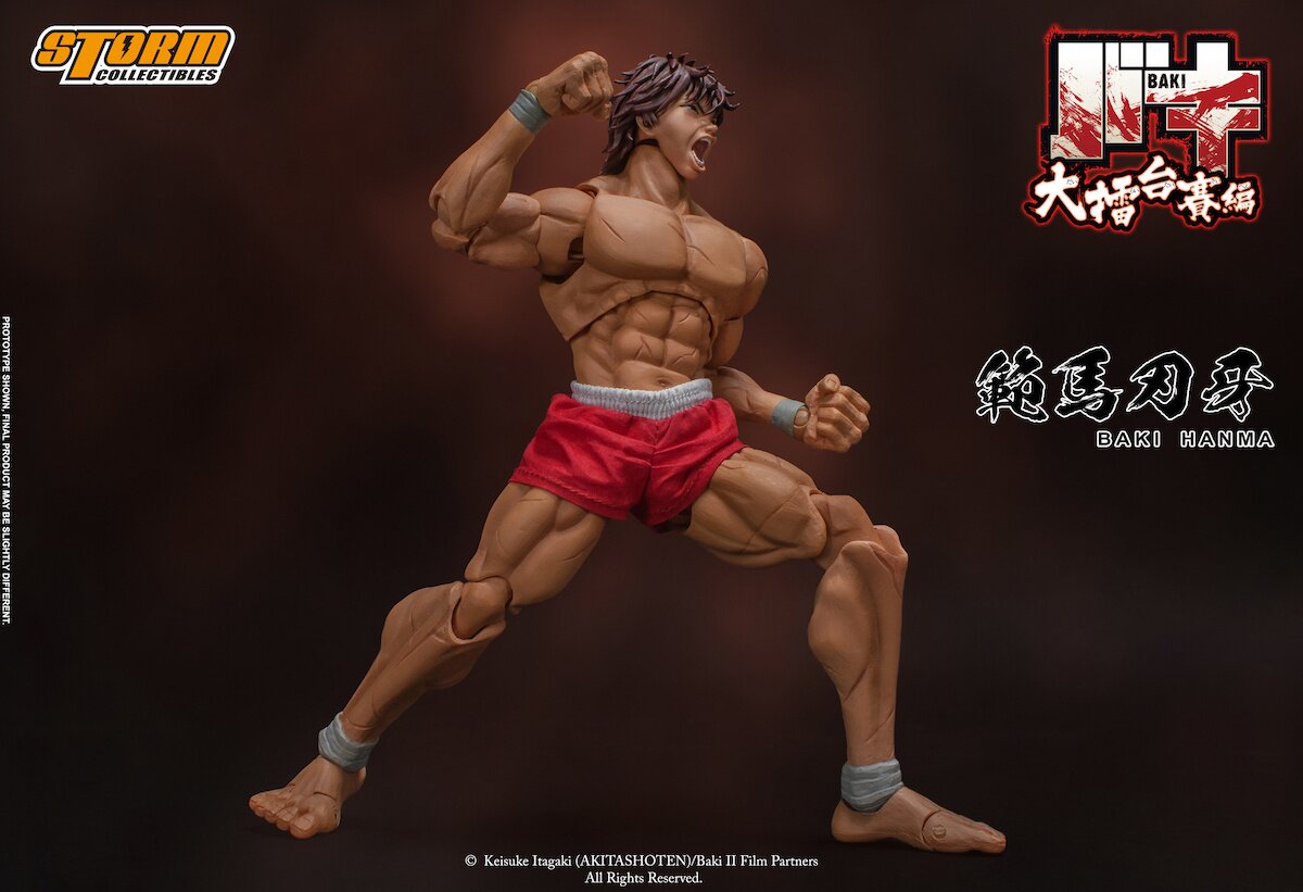 Action Figure Baki Hanma Storm Collectibles Boneco O Campeão