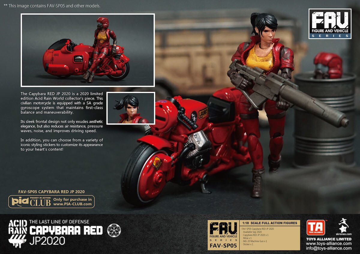 FAV-SP05 Acid Rain Mirai w/ Capybara Red JP 2020 1/18 Scale