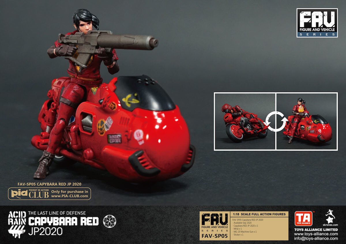 FAV-SP05 Acid Rain Mirai w/ Capybara Red JP 2020 1/18 Scale