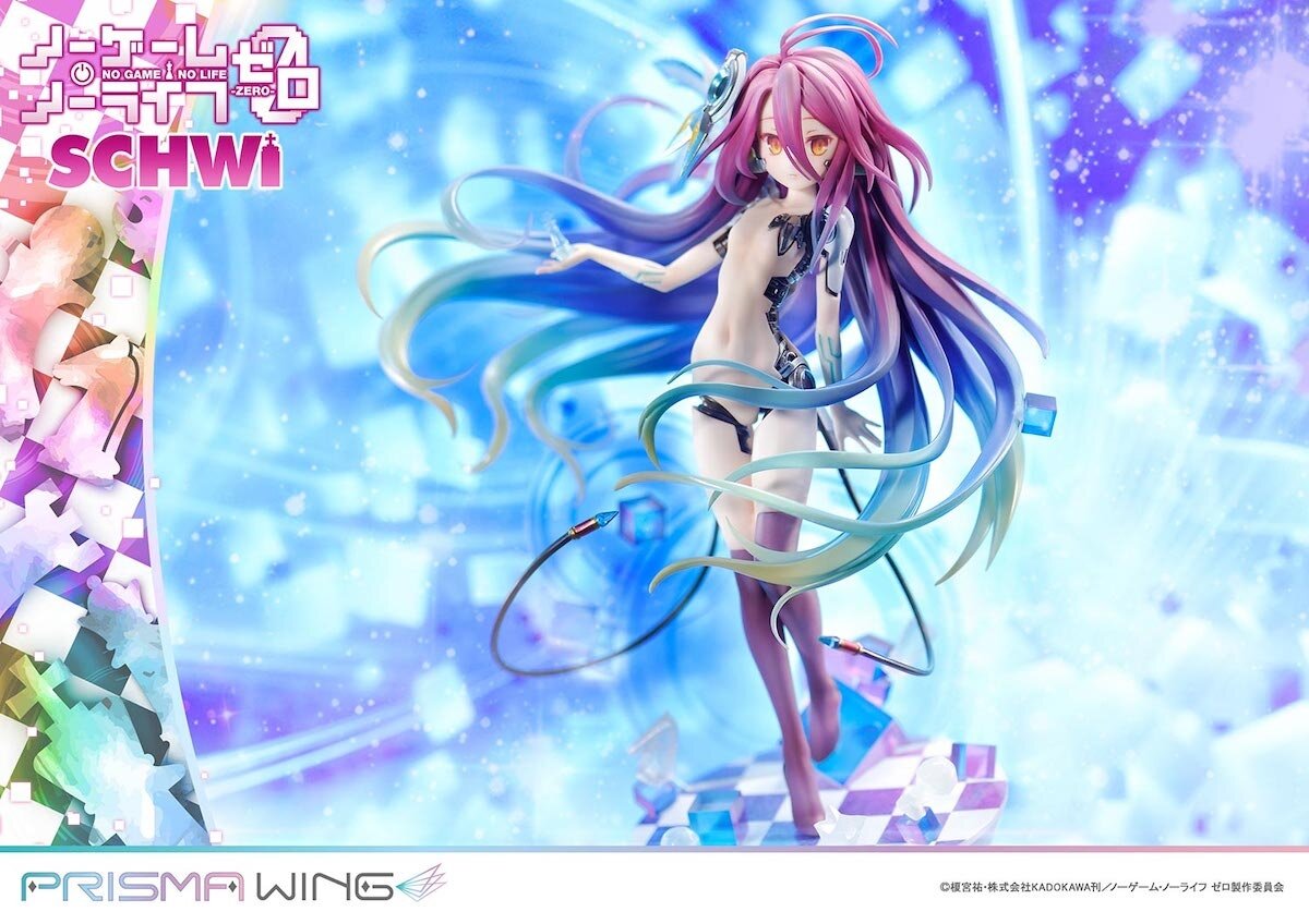 JUN238930 - NO GAME NO LIFE ZERO PRISMA WING SCHWI 1/7 PVC FIG