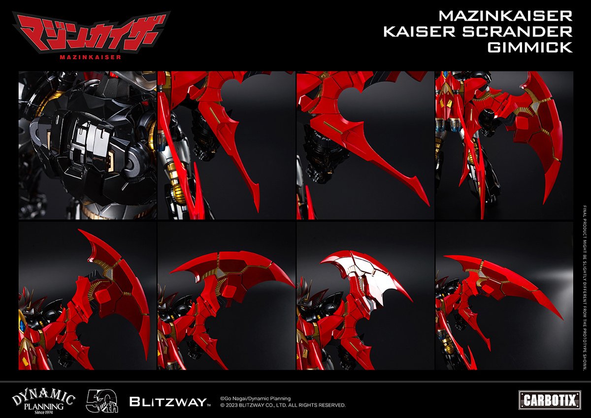 CARBOTIX Series Mazinkaiser: MEDICOM TOY - Tokyo Otaku Mode (TOM)