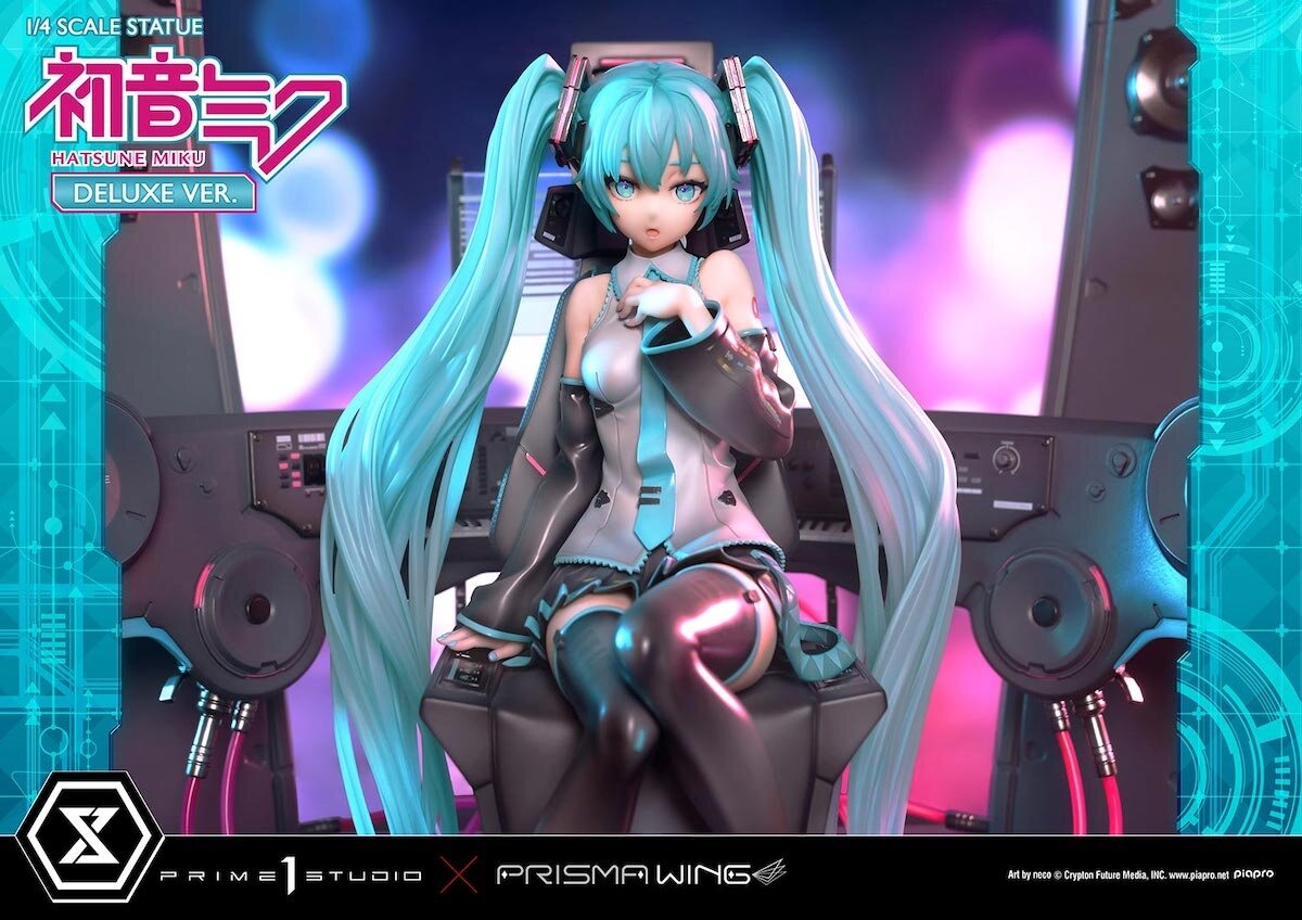 Hatsune Miku Prisma Wing PVC Statue 1/4 Hatsune Miku Art by neco 34 cm