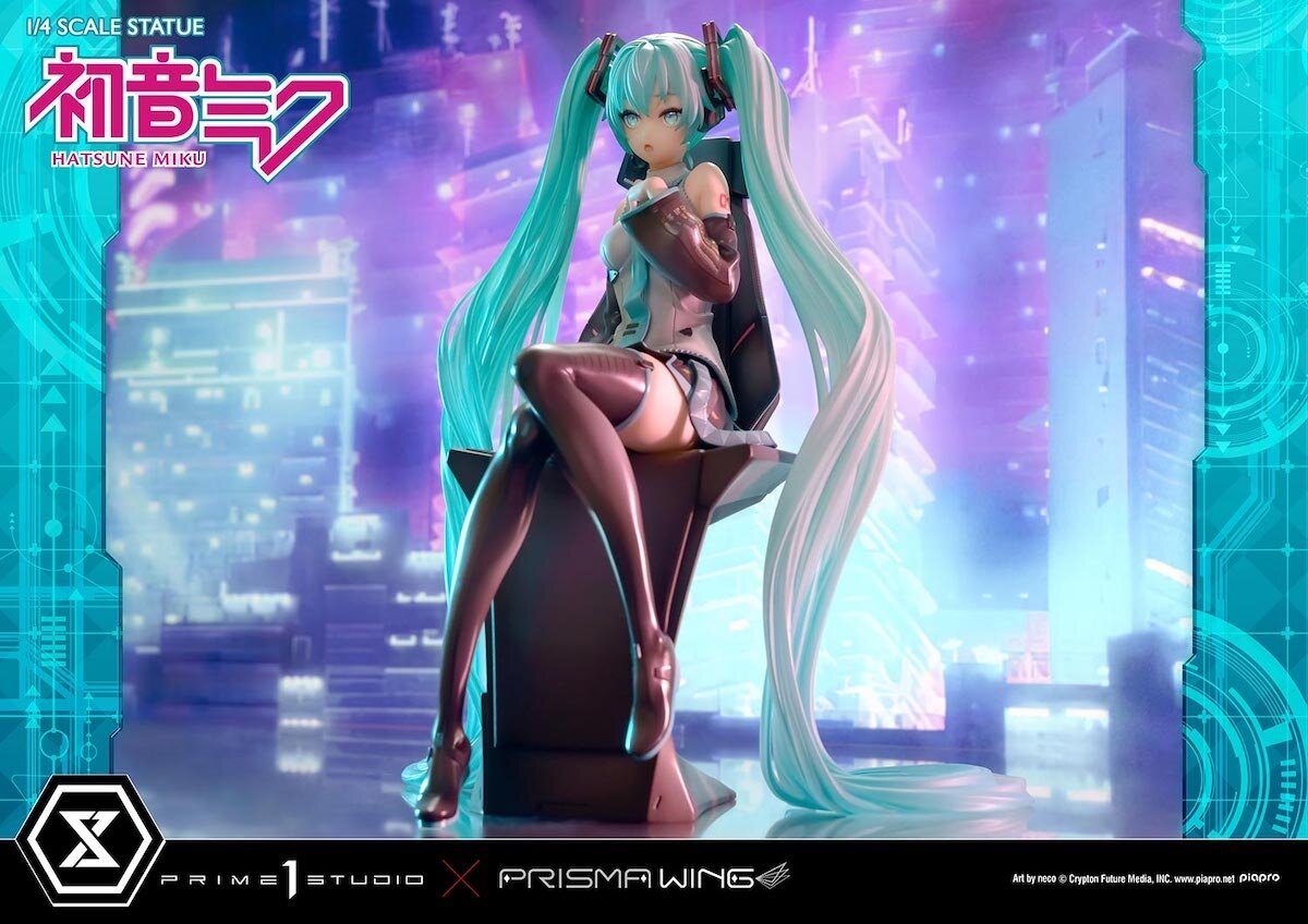 Hatsune Miku Prisma Wing PVC Statue 1/4 Hatsune Miku Art by neco 34 cm