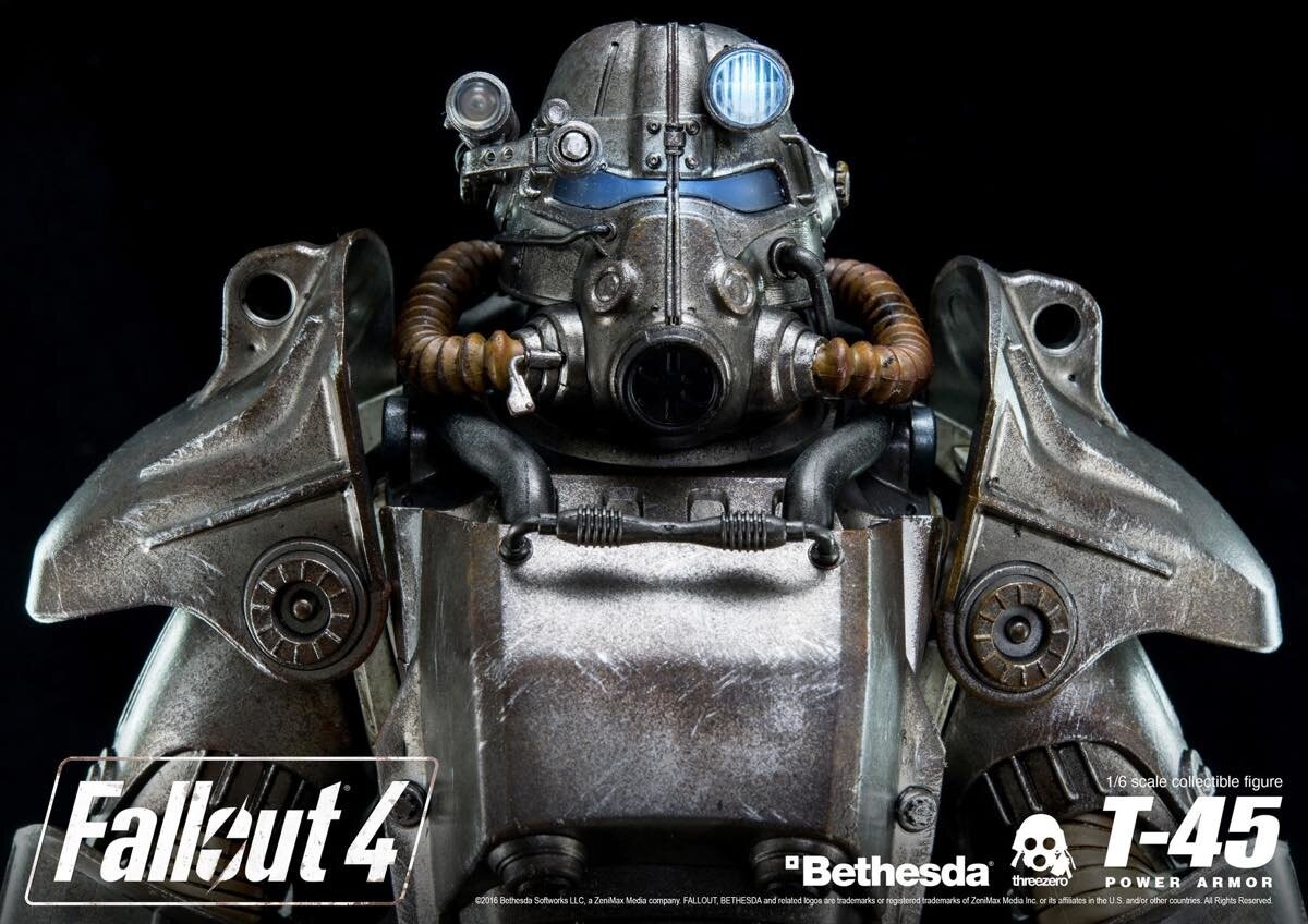 Fallout 4 T 45 Power Armor 16 Scale Figure Threezero Tokyo Otaku Mode Tom