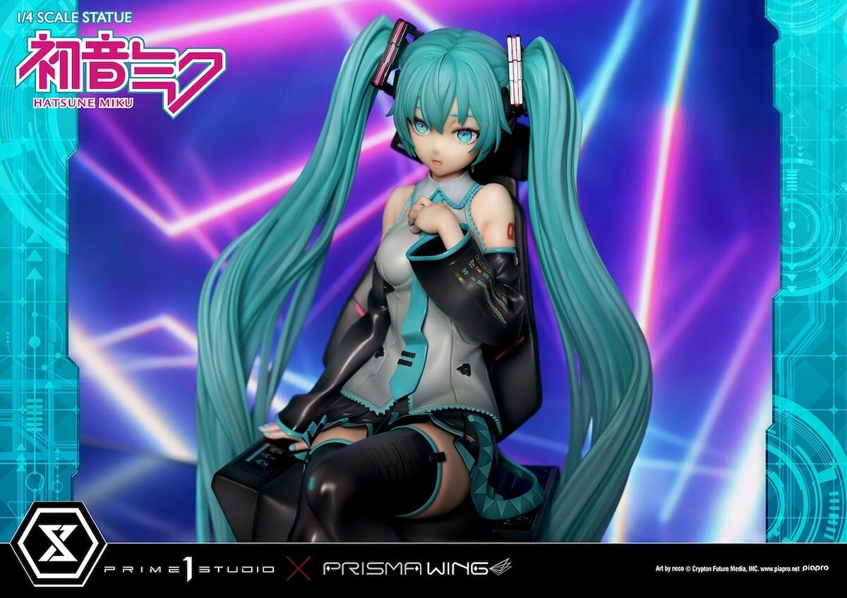 Hatsune Miku Prisma Wing PVC Statue 1/4 Hatsune Miku Art by neco 34 cm