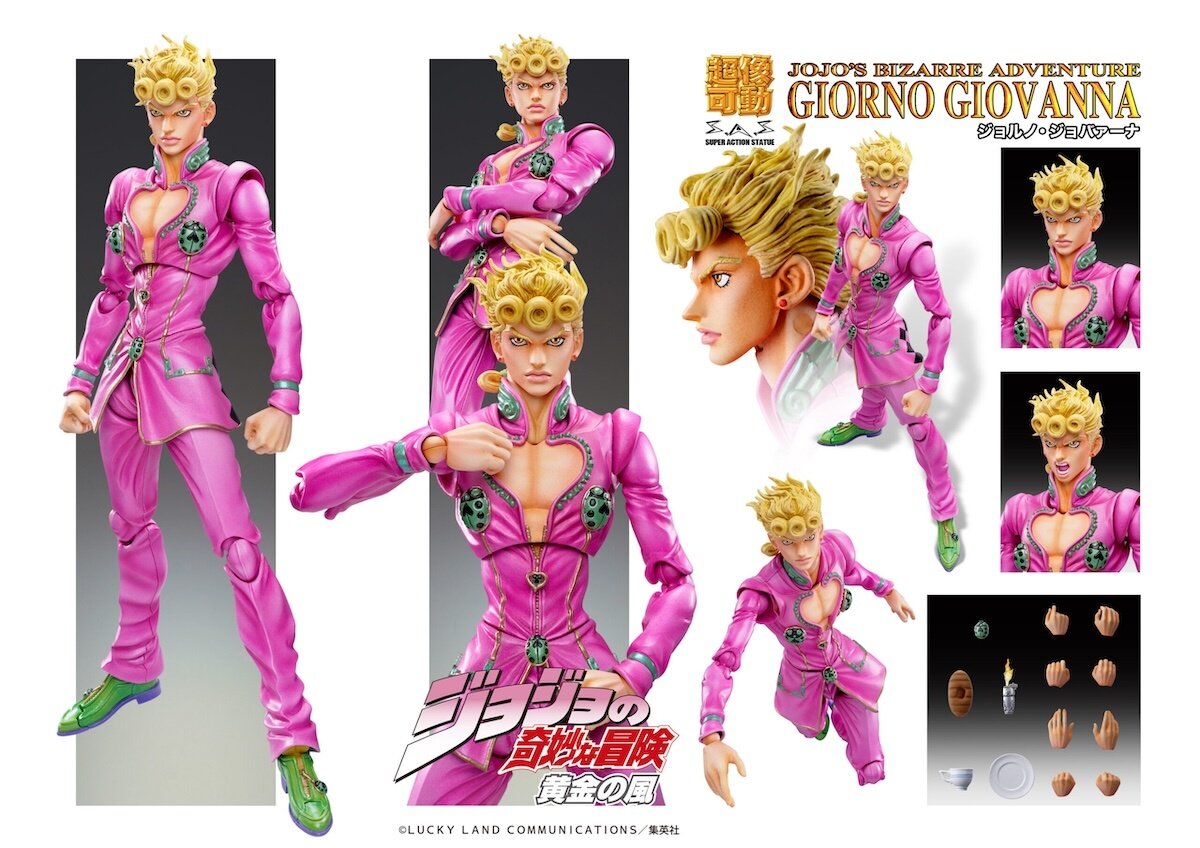 Super Action Statue Big JoJo's Bizarre Adventure Part 5 Guido Mista & Sex  Pistols Ver. Black - Tokyo Otaku Mode (TOM)