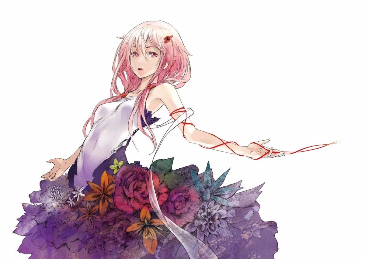 ギルティクラウン 楪いのり アートブック “INORI” redjuice画集 - 絵画