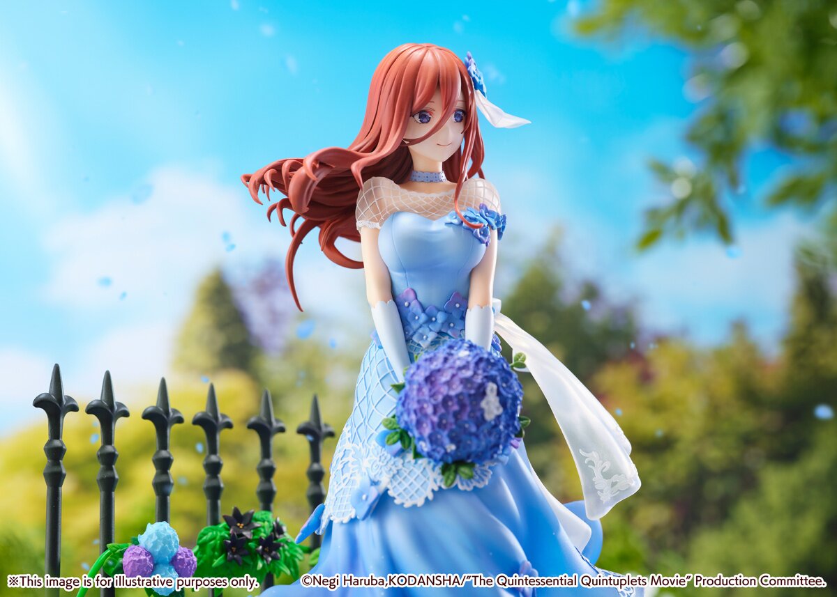 1/7 Scale Floral Dress Ver. Miku Nakano - 5Toubun no Hanayome Official  Statue - SSF Studios [Pre